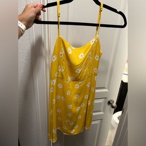 Yellow daisy dress
